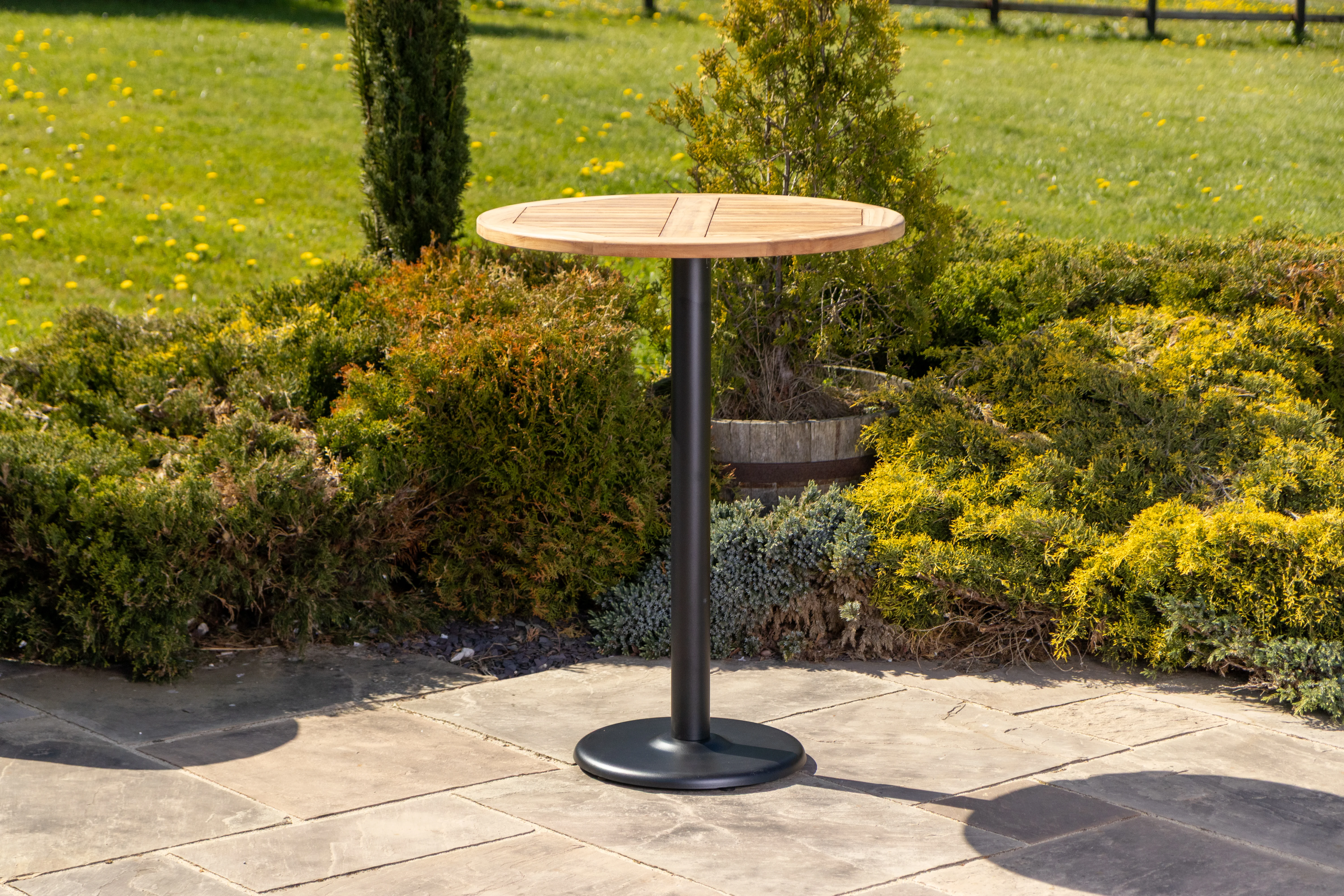 Teak Tabletop Tables Sibling Collection